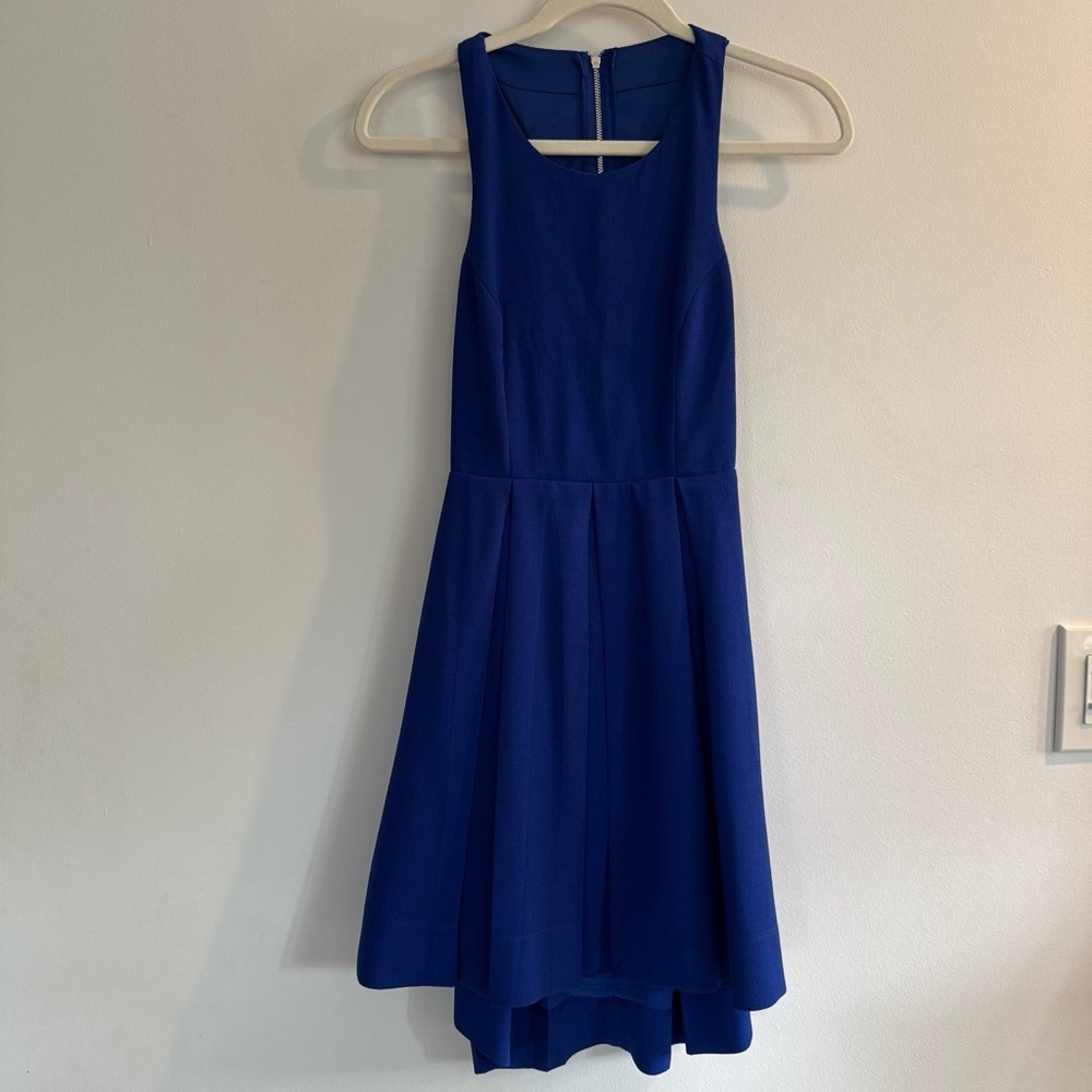 Just Us Royal Blue Skater Dress Size Small